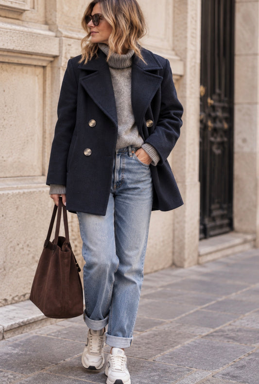 Manteau MARTIN - Marine