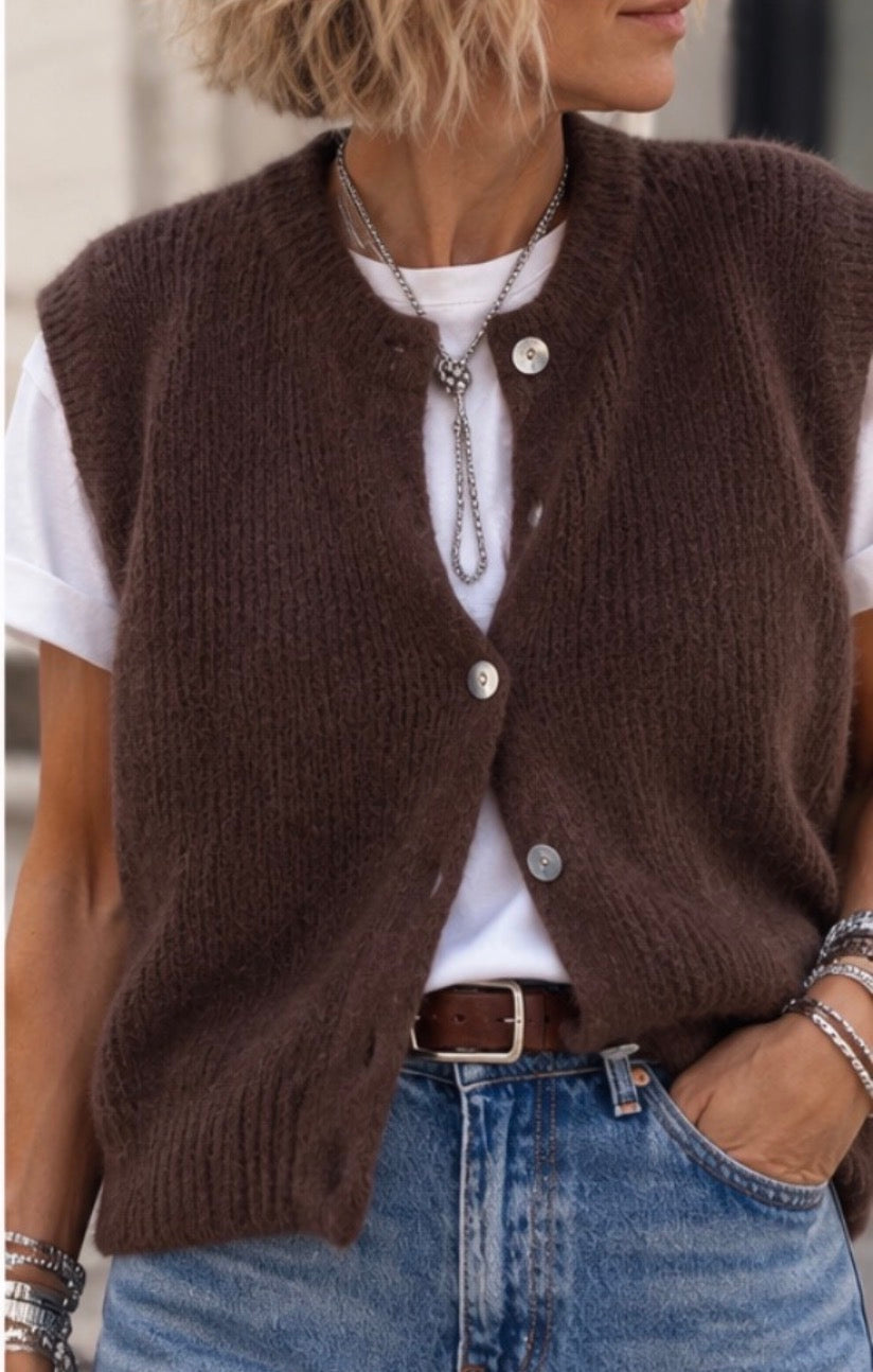 Gilet MARCEL - Marron