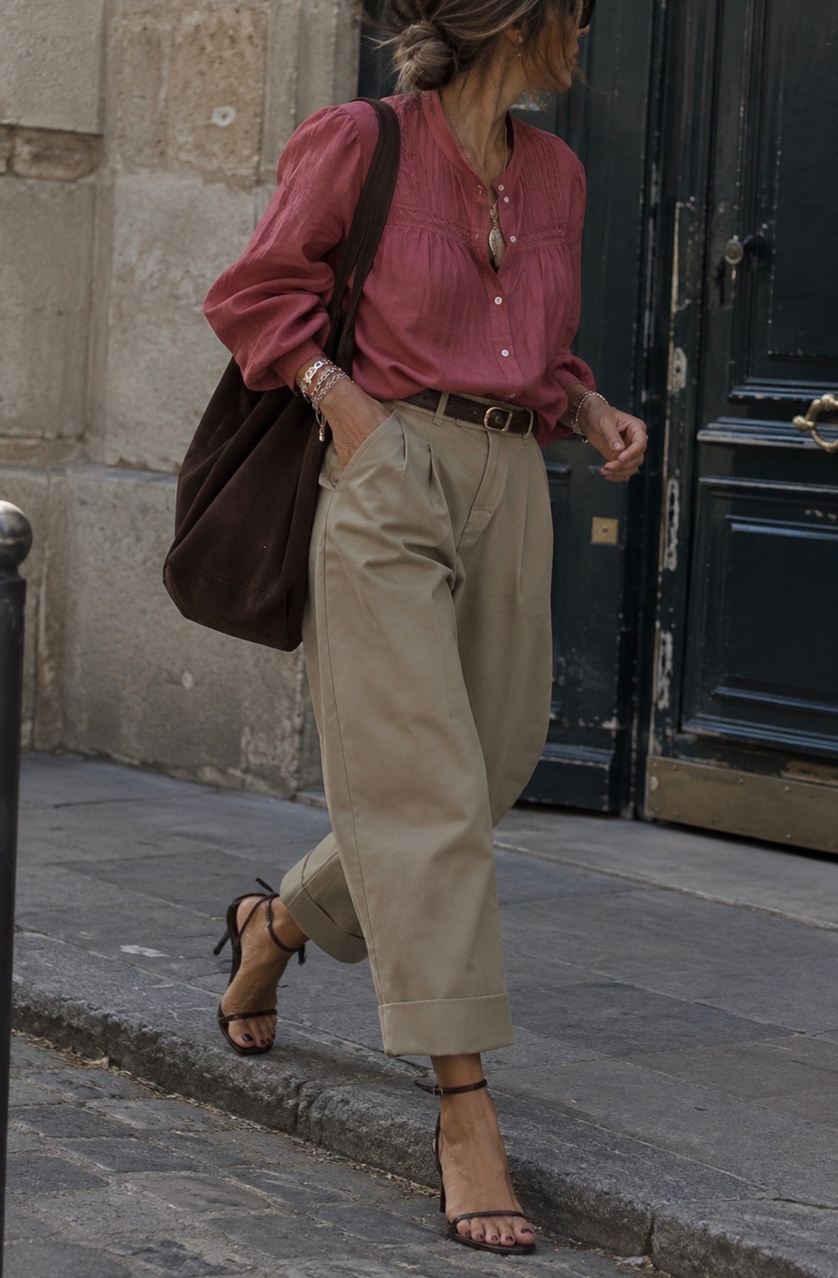 Blouse MARIE-LYNE - Terracotta